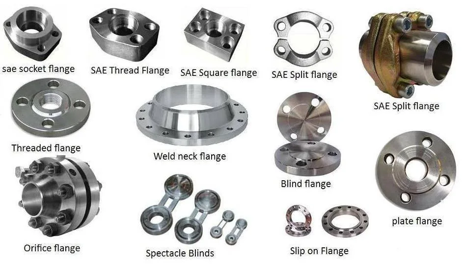 Stainless Steel ISO 6162.1 Light 3000psi SAE Female Thread Flange